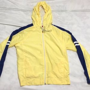 Yellow Windbreaker/ Rain Jacket